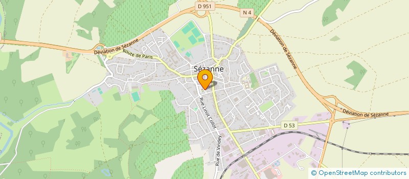 localisation de l'entreprise ANGELIQUE DUGUET  SEZANNE