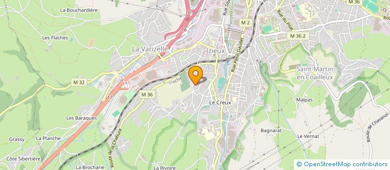 localisation de l'entreprise ANGELIQUE ET TRISTAN FAYOLLE  SAINT-CHAMOND