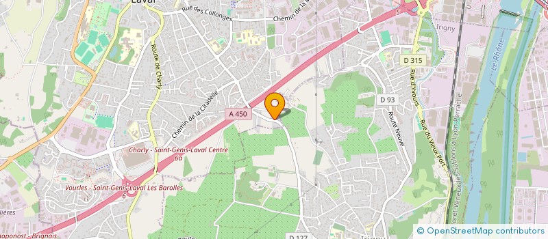 localisation de l'entreprise ANGELIQUE JOLIE IMMOBILIER  SAINT-GENIS-LAVAL