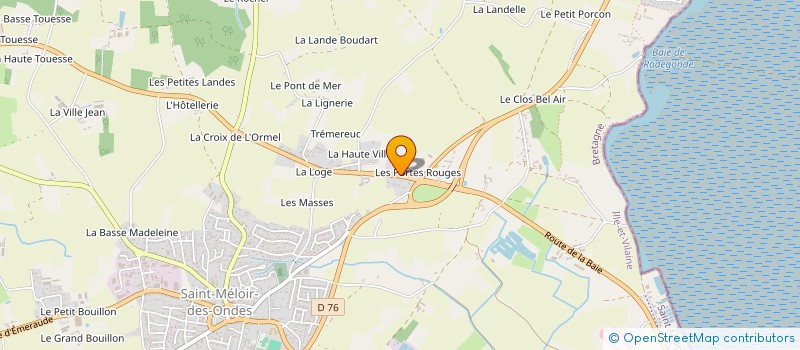 localisation de l'entreprise ANGELIQUE MERCIER PRESTATION MULTISERVICES  SAINT-MELOIR-DES-ONDES