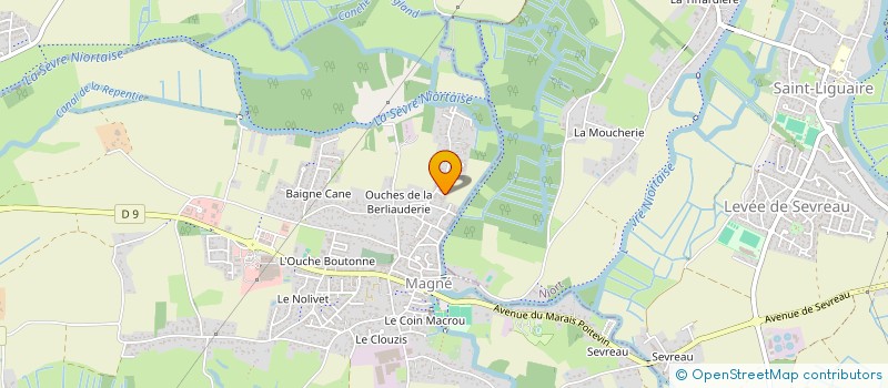 localisation de l'entreprise ANGELIQUE-ORTHO  MAGNE