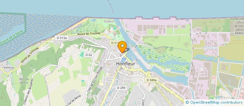 localisation de l'entreprise ANGELIQUE RESSENCOURT à HONFLEUR