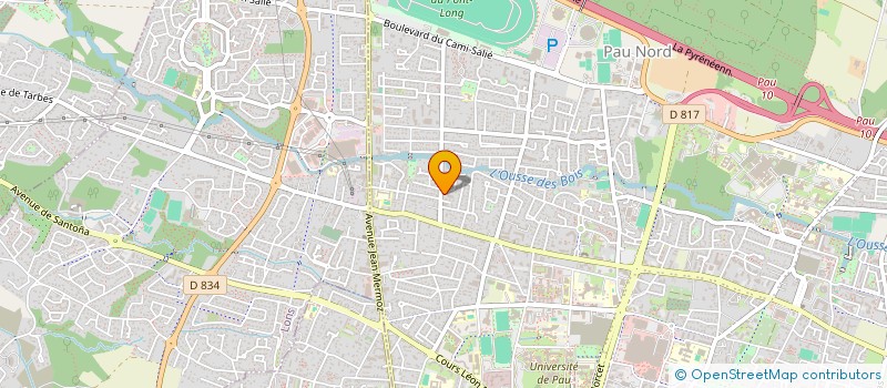 localisation de l'entreprise ANGELIS à PAU