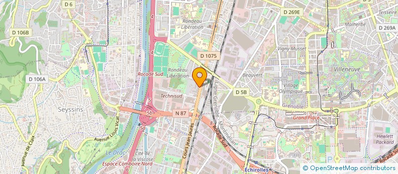 localisation de l'entreprise ANGELIZ-TECH  GRENOBLE