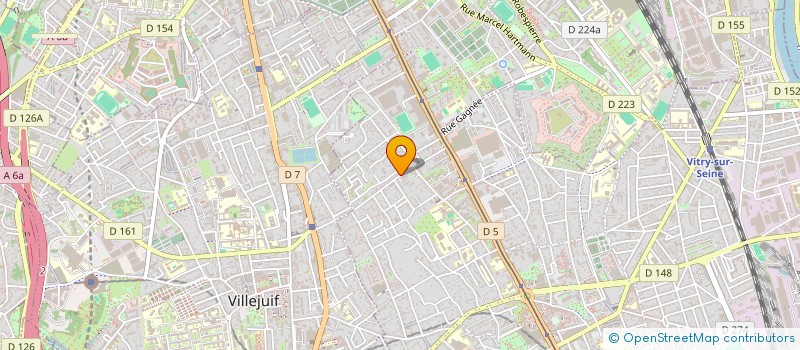 localisation de l'entreprise ANGELO  VITRY-SUR-SEINE