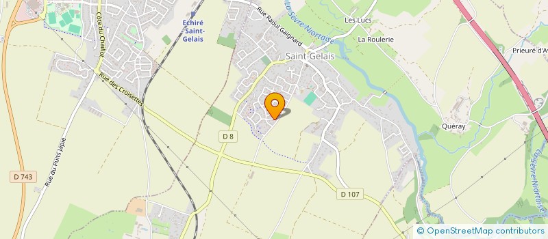 localisation de l'entreprise ANGELO  SAINT-GELAIS