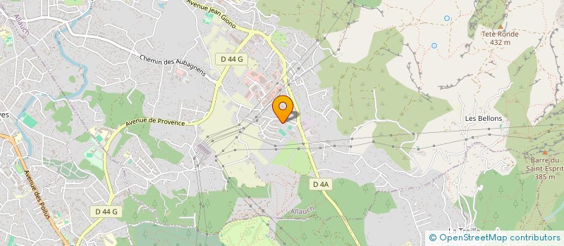 localisation de l'entreprise ANGELO  ALLAUCH