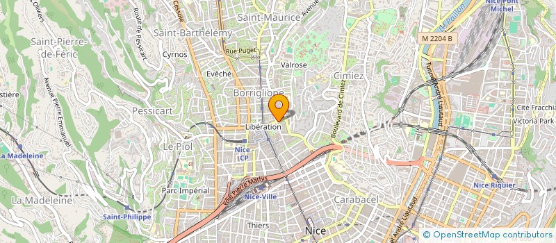 localisation de l'entreprise ANGELO  NICE