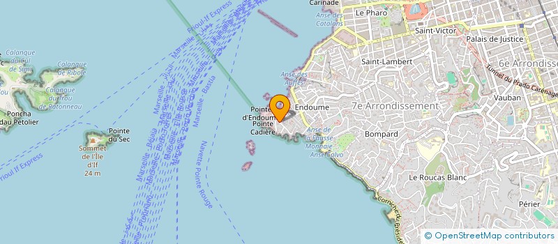 localisation de l'entreprise ANGELO BELLO  MARSEILLE