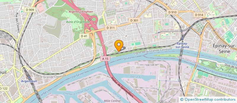 localisation de l'entreprise ANGELO BORTOLOT CONSTRUCTION  ARGENTEUIL