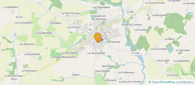 localisation de l'entreprise ANGELO ETERNO  SAINT-PIERRE-DES-NIDS