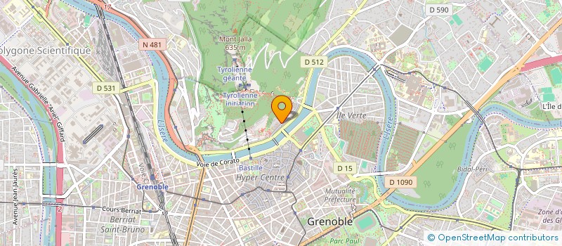 localisation de l'entreprise ANGELO FRIPERIE à GRENOBLE