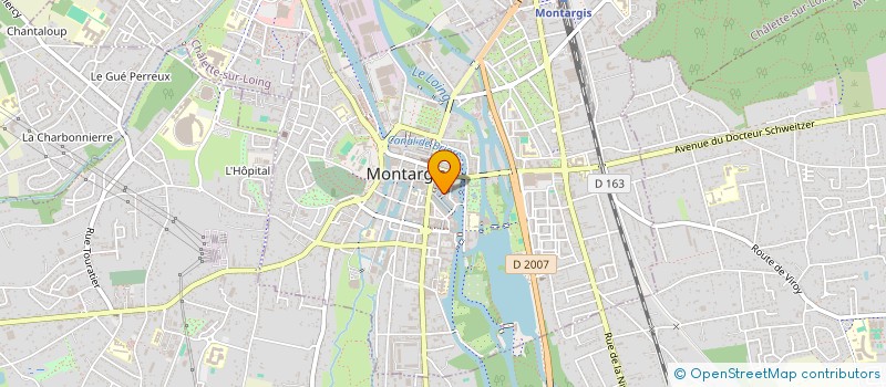 localisation de l'entreprise ANGELO MONTARGIS à MONTARGIS