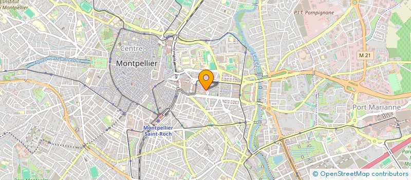 localisation de l'entreprise ANGELO PIZZERIA  MONTPELLIER