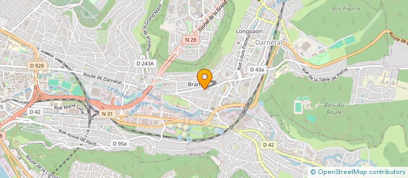 localisation de l'entreprise ANGELONI  DARNETAL