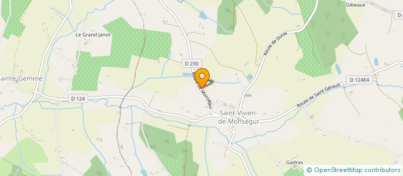 localisation de l'entreprise ANGELONY  SAINT-VIVIEN-DE-MONSEGUR