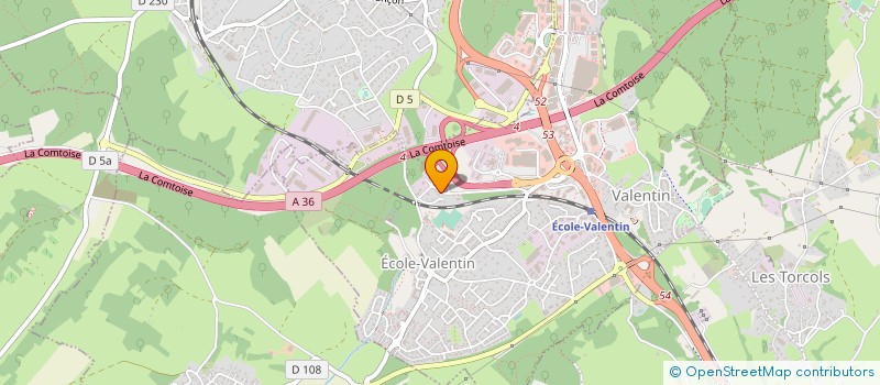 localisation de l'entreprise ANGELOT BERCHE à ECOLE-VALENTIN