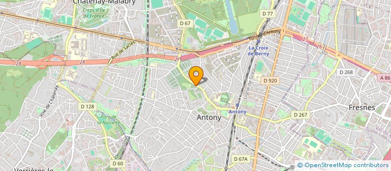 localisation de l'entreprise ANGELOUP à ANTONY