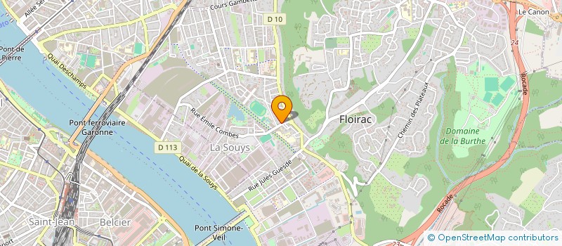 localisation de l'entreprise ANGELOV BAT ITE à FLOIRAC