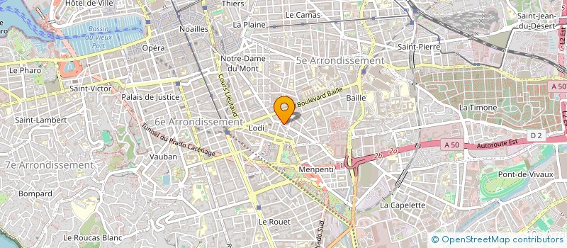 localisation de l'entreprise ANGELOVA à MARSEILLE