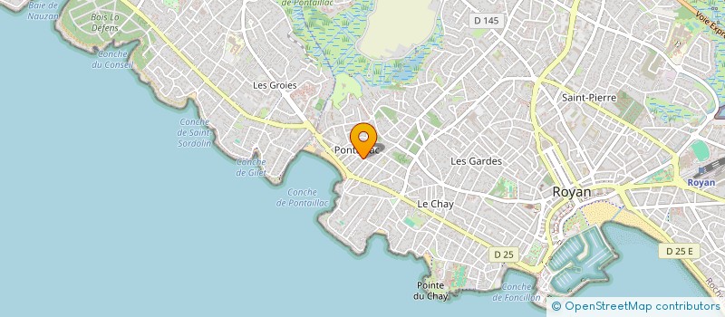 localisation de l'entreprise ANGELRO  ROYAN