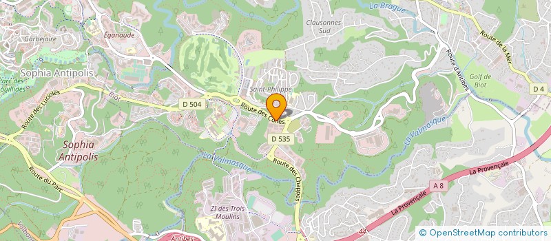 localisation de l'entreprise ANGELS'BAY INVEST  BIOT