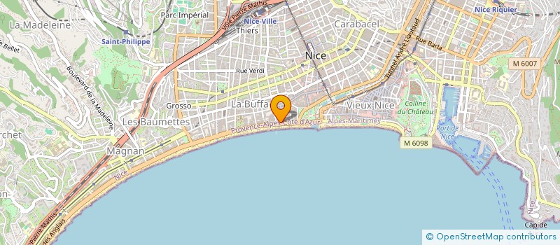 localisation de l'entreprise ANGELS GALLERY à NICE