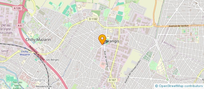 localisation de l'entreprise ANGELS SUPPORT à MORANGIS