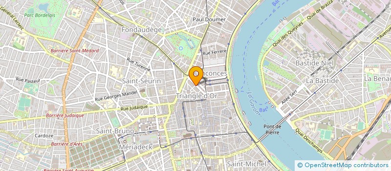 localisation de l'entreprise ANGELTRADE  BORDEAUX