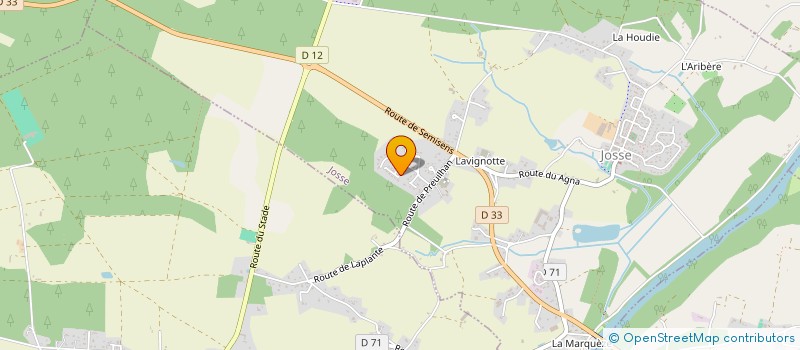 localisation de l'entreprise ANGELU  JOSSE