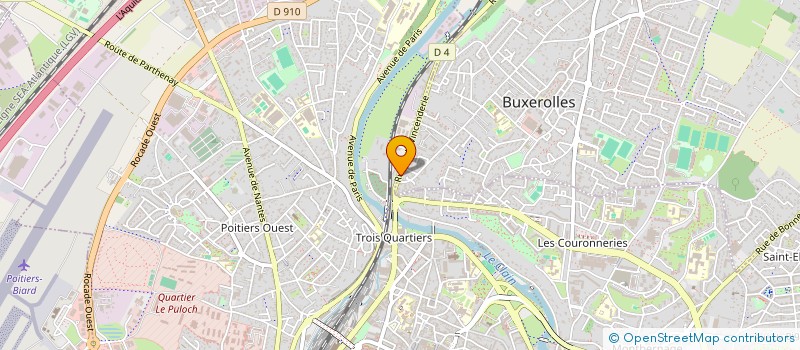 localisation de l'entreprise ANGELUB  BUXEROLLES