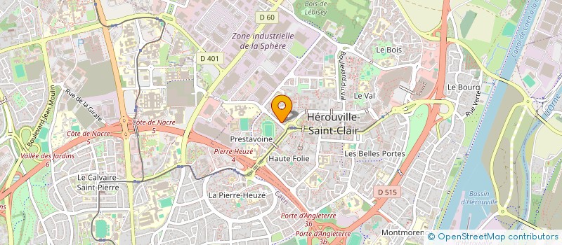 localisation de l'entreprise ANGELUC EVENTS  HEROUVILLE-SAINT-CLAIR