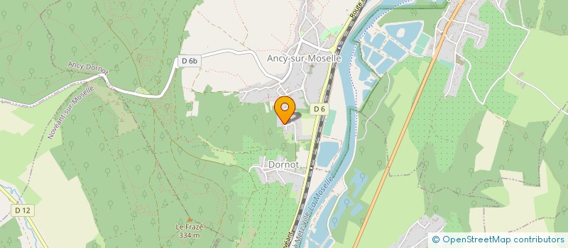 localisation de l'entreprise ANGELUS  ANCY-DORNOT