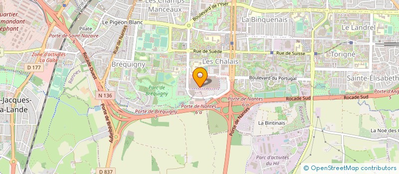 localisation de l'entreprise ANGEMA à RENNES