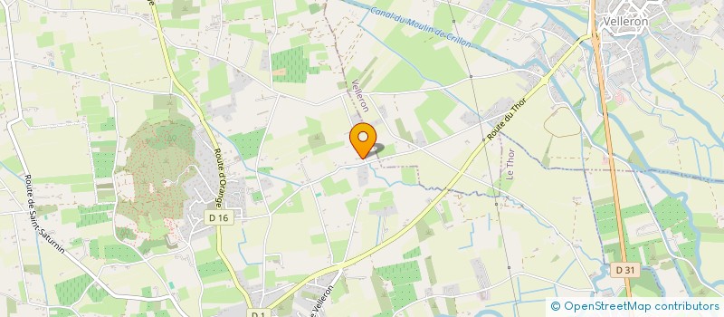 localisation de l'entreprise ANGEMAR  LE THOR