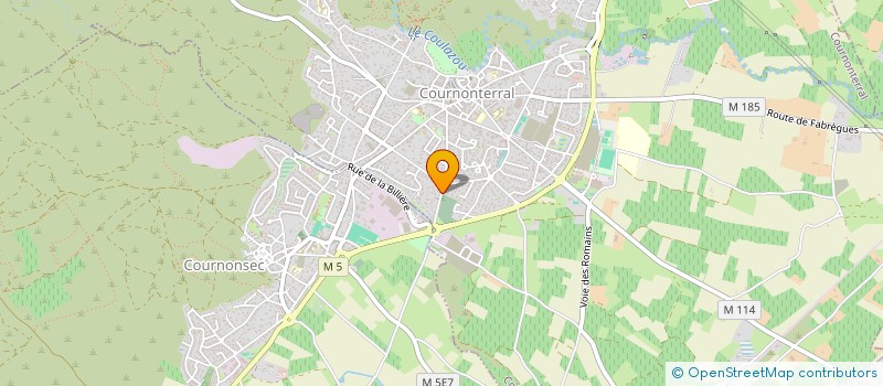 localisation de l'entreprise ANGENINA à COURNONTERRAL