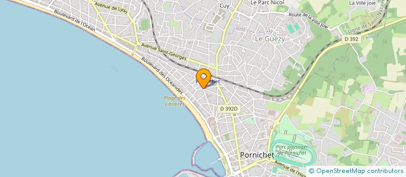 localisation de l'entreprise ANGER à PORNICHET