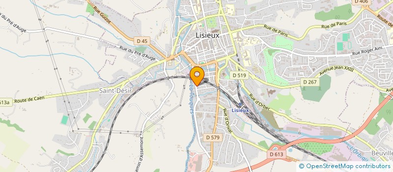 localisation de l'entreprise ANGER AUTOMOBILES à LISIEUX
