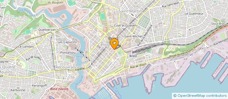 localisation de l'entreprise ANGERIAS  BREST