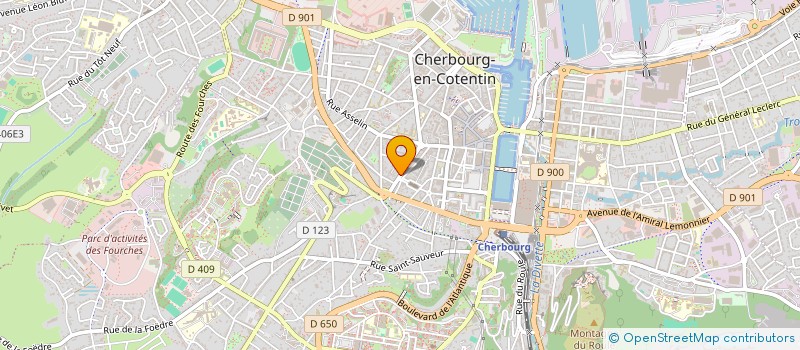 localisation de l'entreprise ANGERIEL à CHERBOURG-EN-COTENTIN