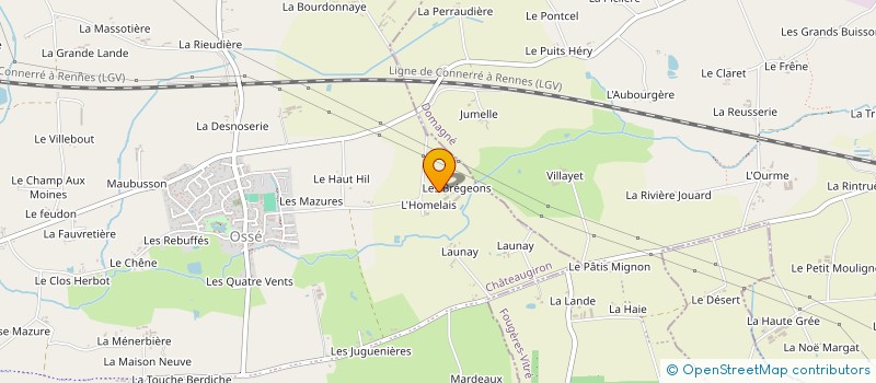 localisation de l'entreprise ANGERLEC  CHATEAUGIRON