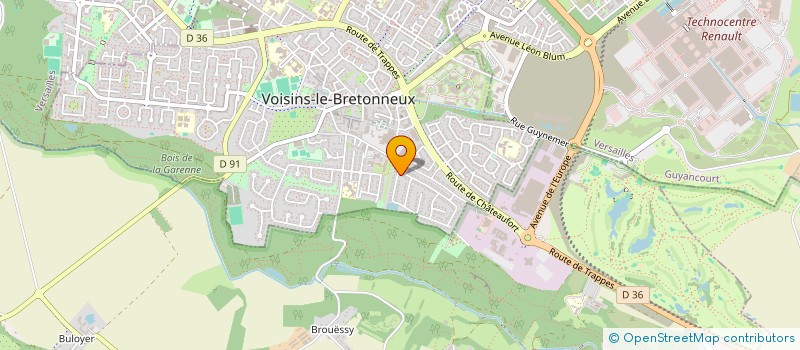 localisation de l'entreprise ANGERLUGE  VOISINS-LE-BRETONNEUX