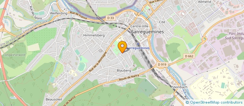 localisation de l'entreprise ANGERMULLER JEAN ET SIMONE à SARREGUEMINES