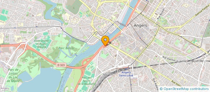 localisation de l'entreprise ANGERS ACCUEIL à ANGERS