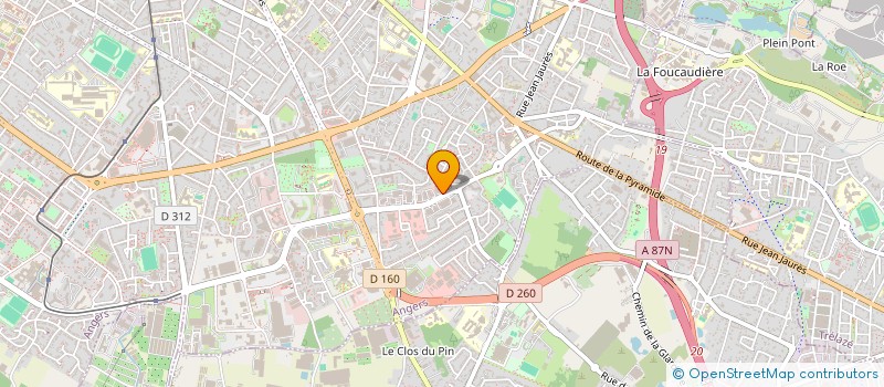 localisation de l'entreprise ANGERS ACTION AUTOMOBILE à ANGERS