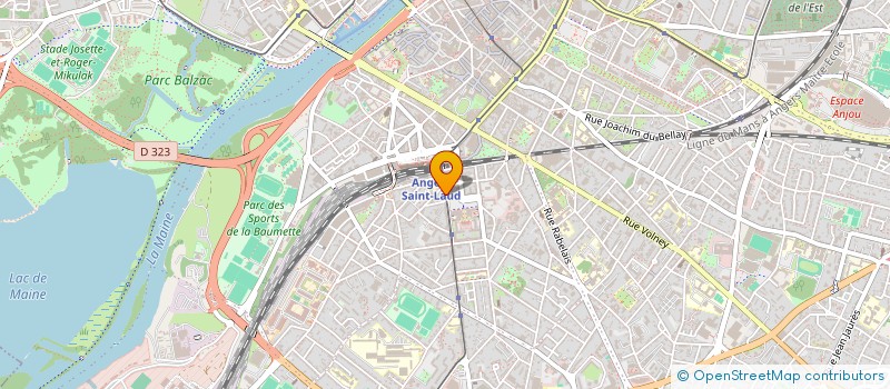localisation de l'entreprise ANGERS AUDUSSON à ANGERS