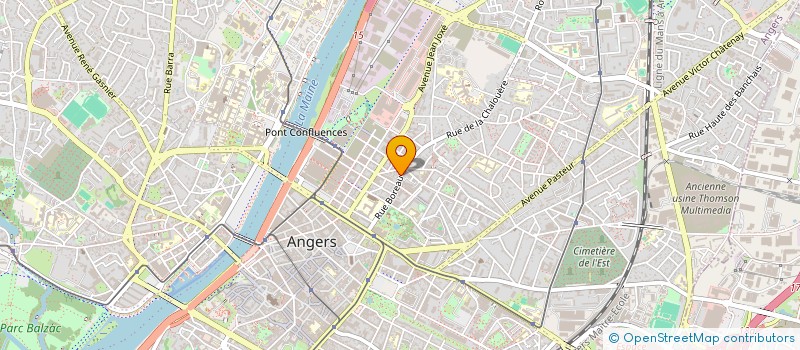 localisation de l'entreprise ANGERS CABINETS INFIRMIERS à ANGERS