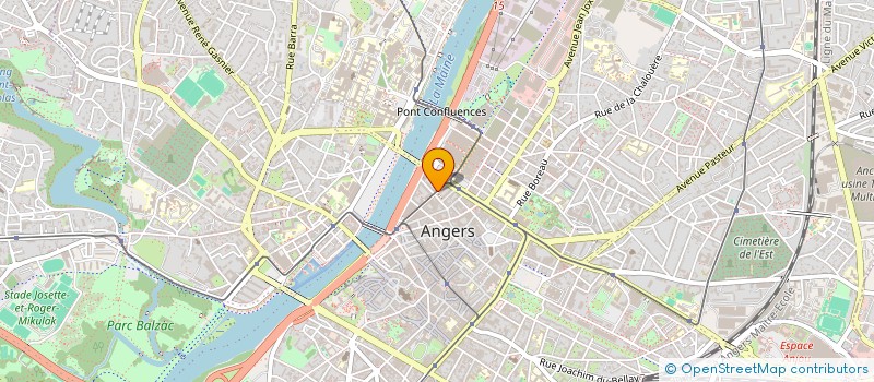 localisation de l'entreprise ANGERS CENTRE ANIMATION à ANGERS