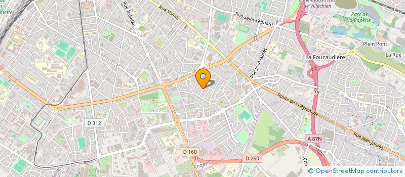 localisation de l'entreprise ANGERS CLUB DE PLONGEE CARRIERE  ANGERS