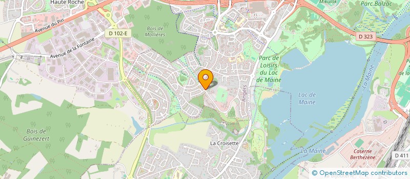 localisation de l'entreprise ANGERS CONCIERGERIE SERVICES  ANGERS